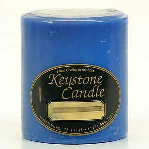 6 Pcs, Blueberry Cobbler 3x3 Pillar Candles 3 in. diameterx3.25 in. tall