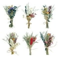 thumbnail image 1 of 6 Pcs Boho Dried Flower Bouquets Wedding Dried Flowers Mini Natural Real Plants for Table Centerpieces Bridesmaid Flower Girl Gift Box Boho Wedding Birthday Table Cake Bottle Decor, 1 of 9