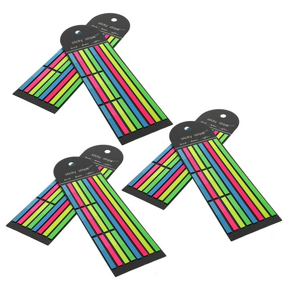 Hytrove Highlighter Tapes Assorted Color 6Pcs 5.5X0.28In