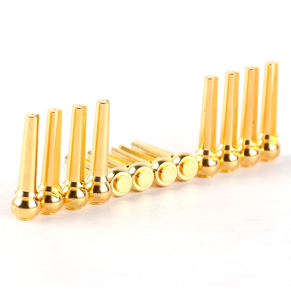 6 Pcs Brass Guitar Bridge Pins Guitar Replacement Pin Guitar Bridge Pin