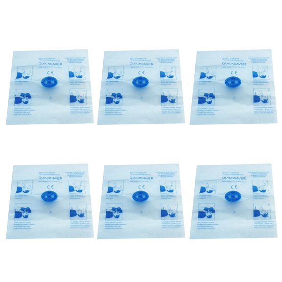 6 Pcs Breathing Mask Safety Masks Dust CPR Face Barrier First Aid