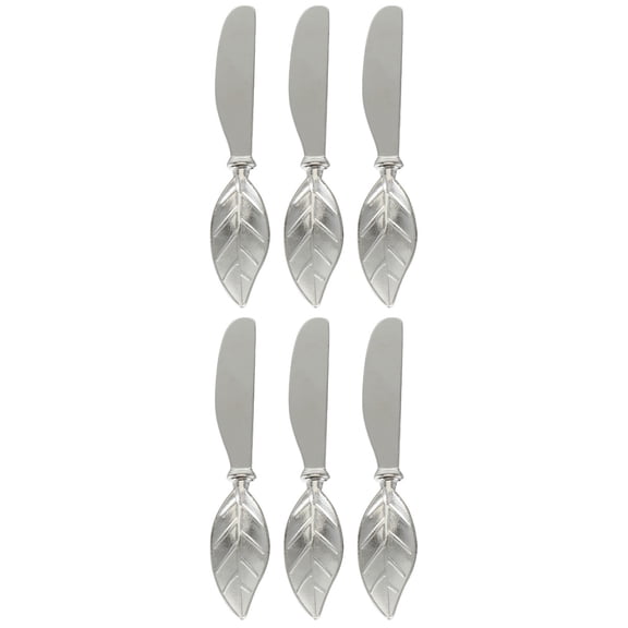 6 Pcs Butter Knife Cheese Cutting Tool Cottage with Fruit Gifts Metal Cookie Cutter Chocolate Jam Scraper Convenient Spatula