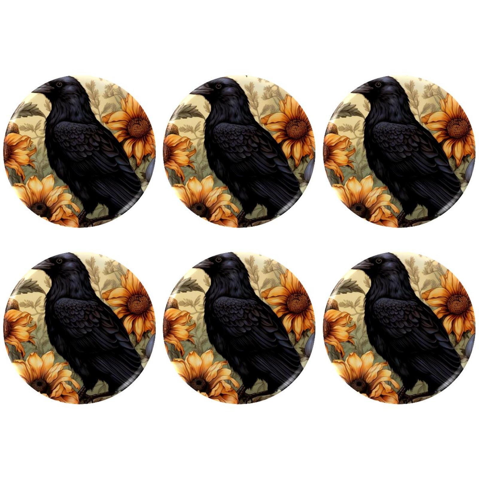 6 Pcs Button Pins, Brooch Lapel Pin, Enamel Pins Funny Badge Jewelry