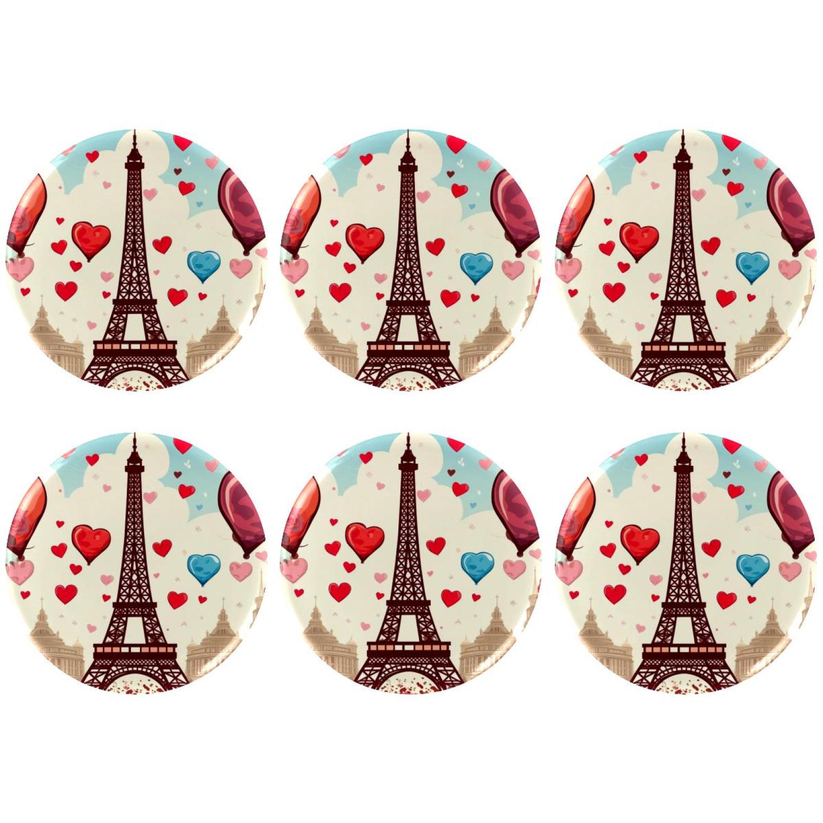 6 Pcs Button Pins, Brooch Lapel Pin, Enamel Pins Funny Badge for