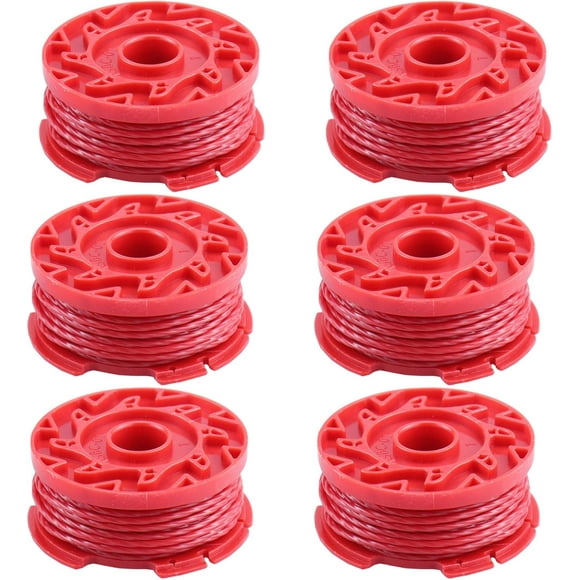 6 Pcs CMZST080 CMZST0803 Weed Eater String Trimmer Line 0.080" 20Ft Compatible with CMCST910 Series Craftsman Weed Wacker String Trimmer Spool Replacement
