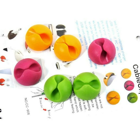 6 Pcs Cable Attachments Cable Wire Wrapper Wall Cable Management Stationary Line Manager