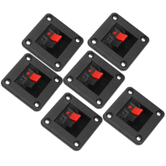 6 Pcs Cable Connectors Electrical Plugs Speaker Terminal Wiring Board