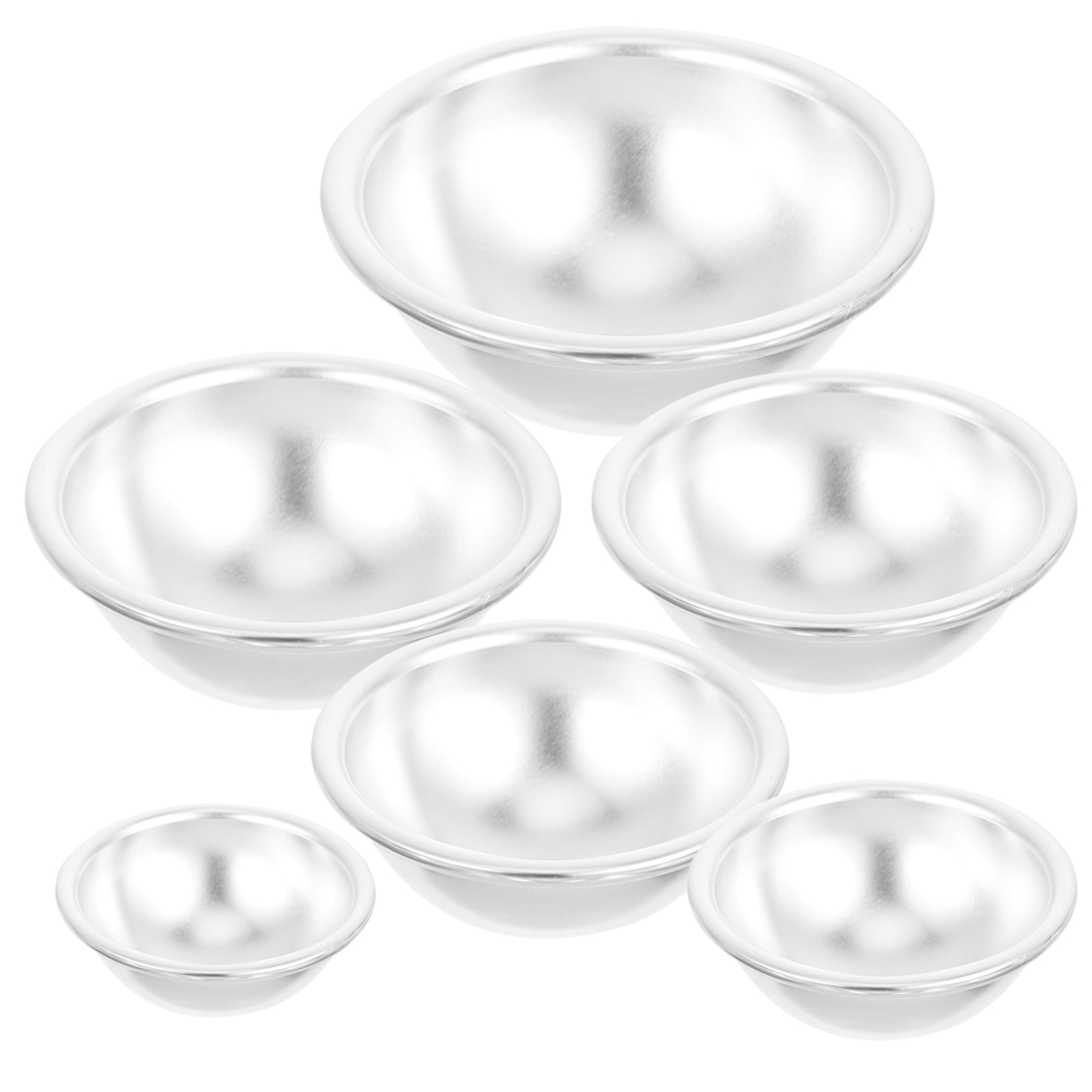 6 Pcs Cake Mold Supply Silicone Molds Paper Cups Puck for Baking