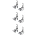 thumbnail image 1 of 6 Pcs Cam Lock for Drawer Document Protectors Kitchen Cabinets Rv Storage Locks, 1 of 6