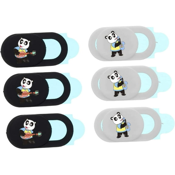 6 Pcs Camera Cover Desk Camera Tablet Laptop Cell Camera Eye Webcam Cover Slider Webcam Cover Slide Blocker Computer Webcam Cover Camera Cover for Computer Web Camera Cover for PC