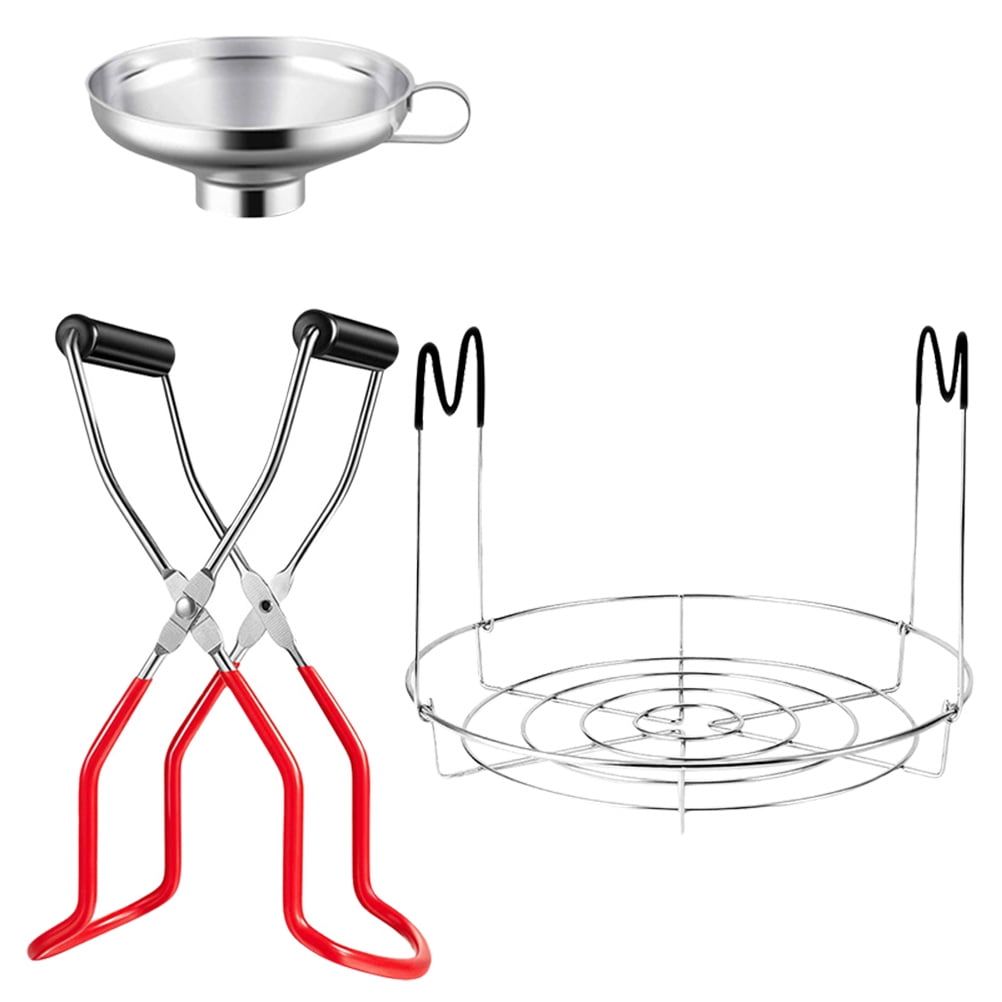 6 Pcs Can Rack Canning Jar Rack Mouth Jam Jar Funnel Steaming Pot Rack