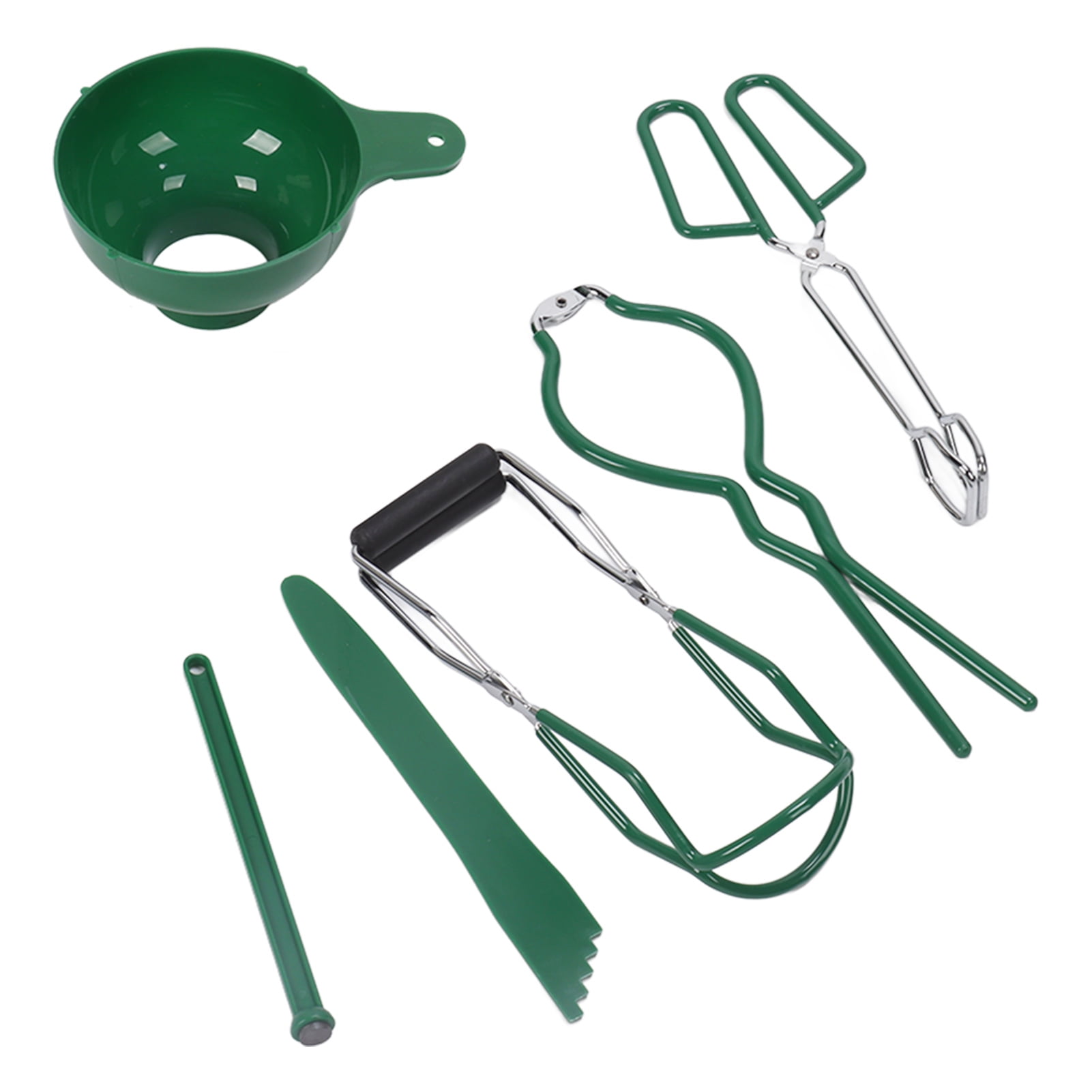 6 Pcs Canning Kit Canning Funnel Tong Bubble Popper Jar Wrench Lifter