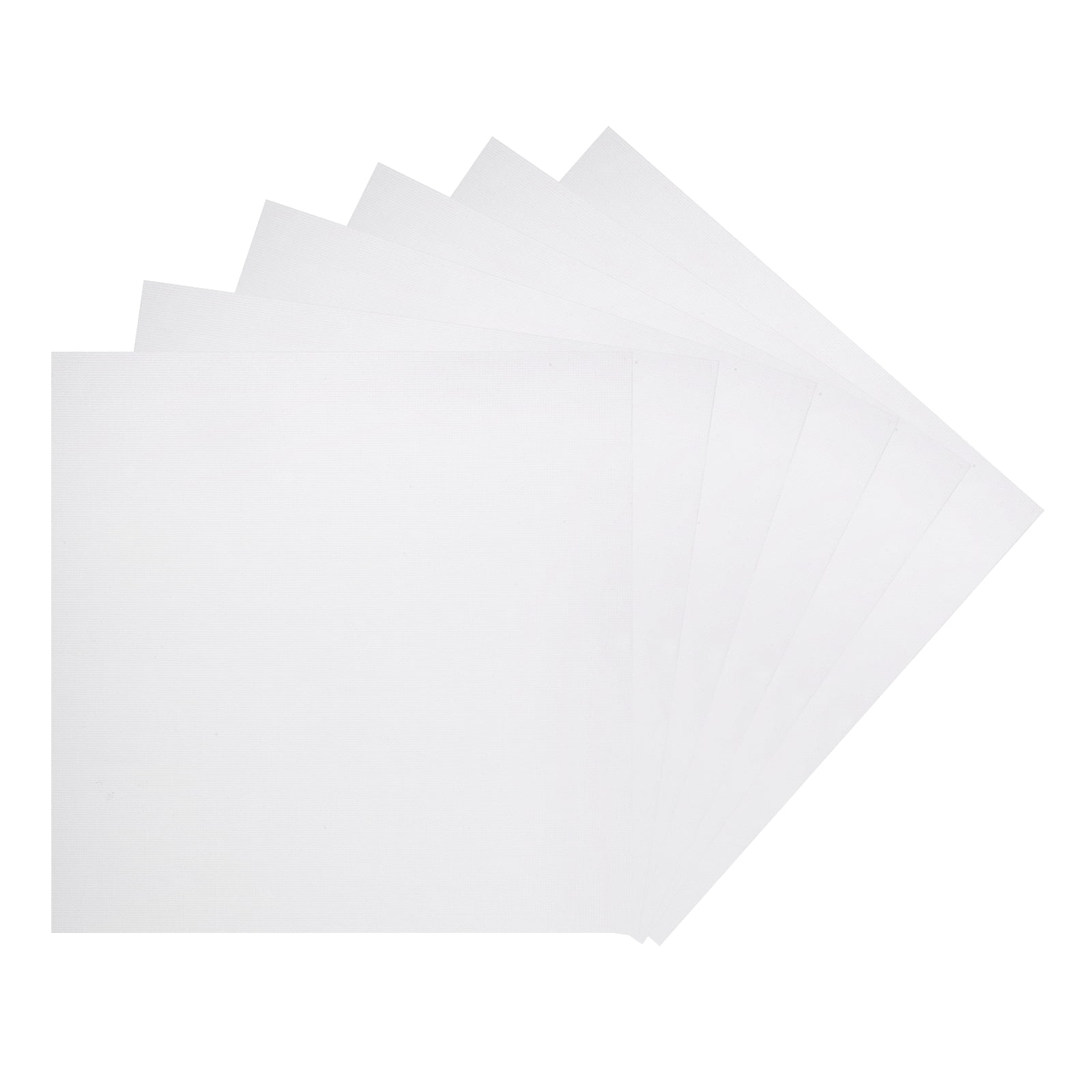 6 Pcs Canvas Boards for Painting, 7 x 7 Inch Blank Flat Canvas Panels Art Painting Supplies