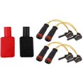 thumbnail image 1 of 6 Pcs Car Accessories: 4 Pcs Brake Pad Wear Sensor & 2 Pcs Car Battery Positive and Negative Protective Covers, 1 of 10