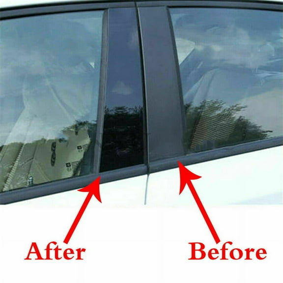 6 Pcs Car Door Window B C Pillar Post Covers For 2011-2021 Jeep Grand Cherokee