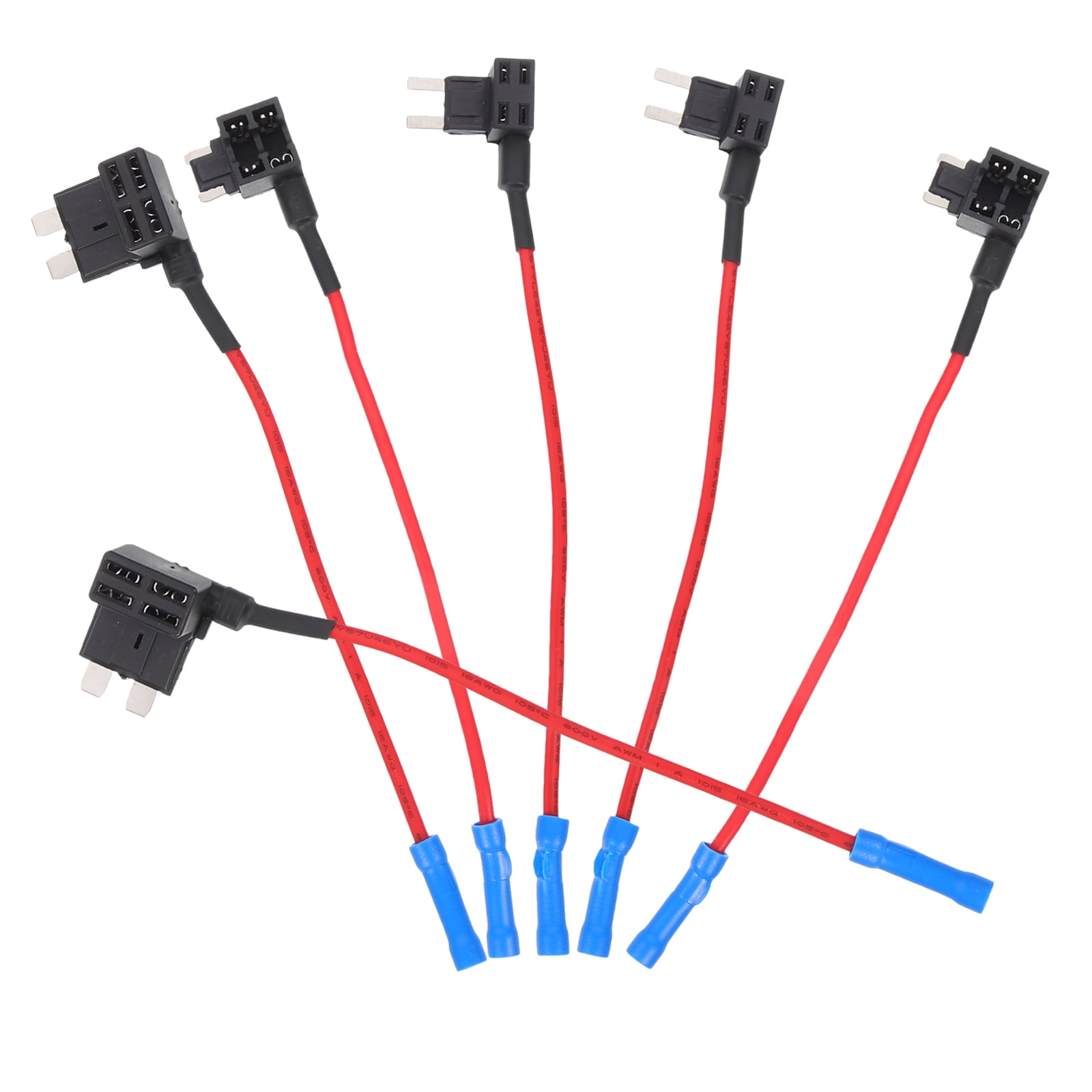 Guichaokj 6 Pcs Car Fuse Mini Tap Miniature Kits Adapter Rubber