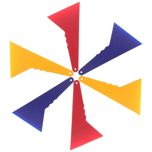 Window Decals 6pcs Car Scraper and Squeegee Tools for Auto Film, Vinyl, Window Tint, Glass Cleaning and Installation