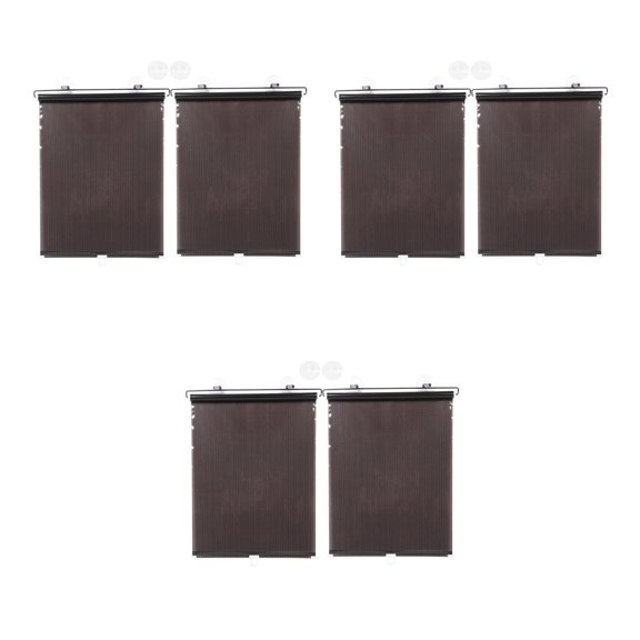 6 Pcs Car Window Sun Shade Cover Automatic Mesh Window Curtain Sun Visor Net