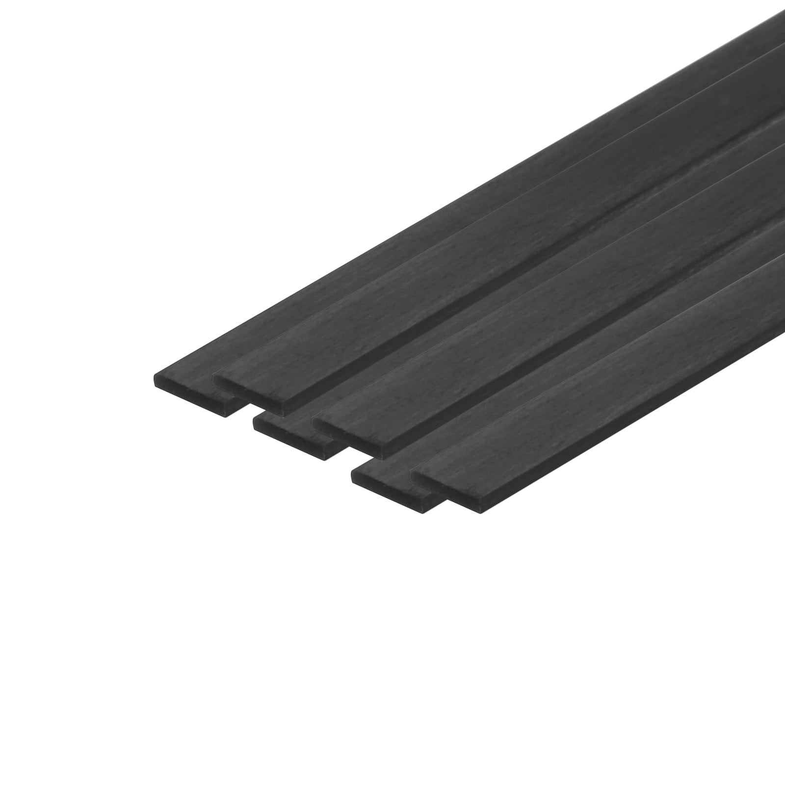 5x Carbon Fiber Strips Carbon Fiber Rods Flat Bars For Kites Accessory