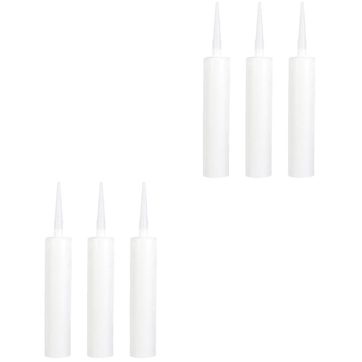 6 Pcs Caulking Sealant Tubes Empty Caulk Tubes Fillable Sealant