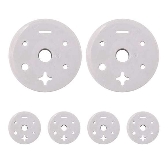 6 Pcs Cemetery Grave Vase Inserts Plastic Cemetery Flowers Holder Bracket with 7 Hole Cylindrical Reusable Cemetery
