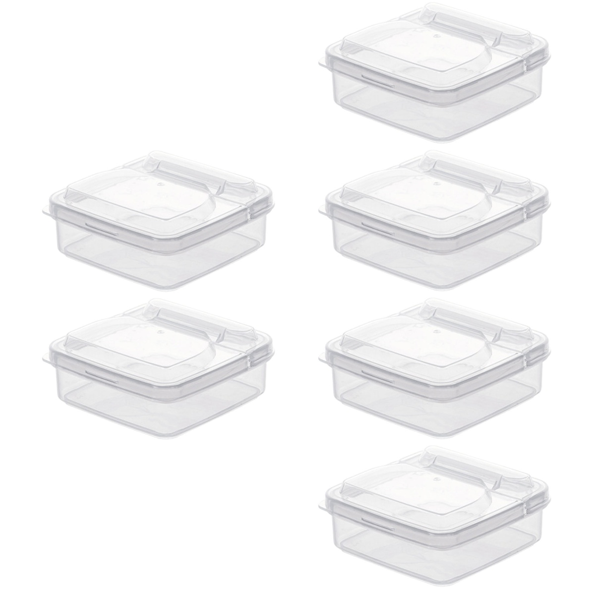 6 Pcs Cheese Storage Containers Refrigerator Cheese Slice Storage Box