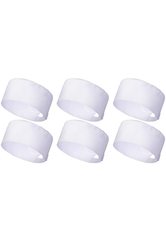 6 Pcs Chef Hat for Women Men Adjustable Unisex Sushi Beanie Chef Mesh Top Skull Cap Kitchen Cooking Food Cap
