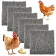 thumbnail image 1 of 6 Pcs Chickens Nesting Box Pads -12×12",Washable Chickens Nesting Pads Artificial Grass Rug Reusable Hens Nest Boxes Pad Chicken Coop Bedding for Laying Eggs (Grey), 1 of 8