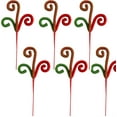 thumbnail image 1 of 6 Pcs Christmas Tree Decorations Picks,Happon Red Green Woolen Candy Curly Picks,12 inch Xmas Tree Ornaments Decorations for Christmas Wreath DIY Craft Home Office Vase Filler Party Supplies, 1 of 7
