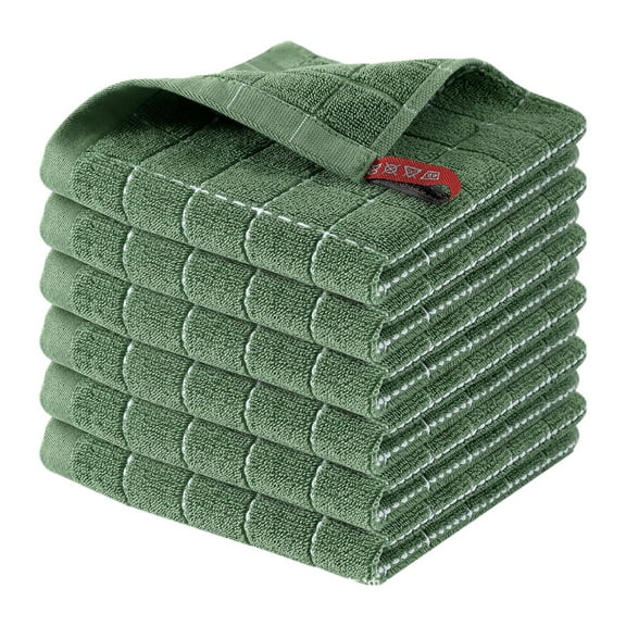 6 Pcs Cleaning Cloth,Microfiber Cleaning Towels,12X12 Inch Cleaning Rags,Soft Absorbent Quick Drying Microfiber Cleaning Rags,Reusable Cleaning Rags For Car, Household, Kitchen, Window,GN2