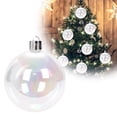 thumbnail image 1 of 6 Pcs Clear Halloween Ornament Balls - Iridescent Witch Cauldron Bubble Balls for Christmas Tree Decorations and DIY Craft Supplies, 1 of 5