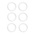 thumbnail image 1 of 6 Pcs Clear Nose Rings, 18G Bioflex Septum Rings, Clear Piercing Retainers for Surgery, 10/12/14mm, Body Piercing Jewelry for Women Girls Men, Lip Cartilage Tragus Earring Retainer, 1 of 5