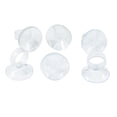 thumbnail image 1 of Unique Bargains Aquarium Soft Plastic Clear Air Line Clip Holder Support Suction Cup 6 Pcs, 1 of 2