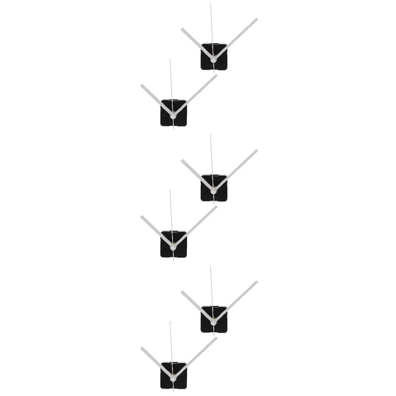CIMAXIC White Clock Movement, High Precision Quartz Mechanism for DIY and Home, 6Pcs