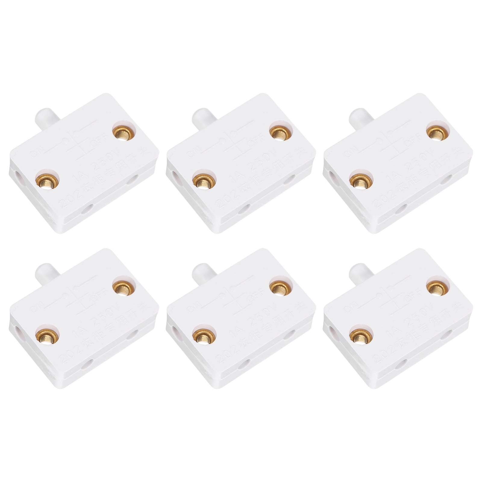 6 Pcs Closet Lights Smart Switch Pantry Closet Pantry Light On Off Door Switch Light