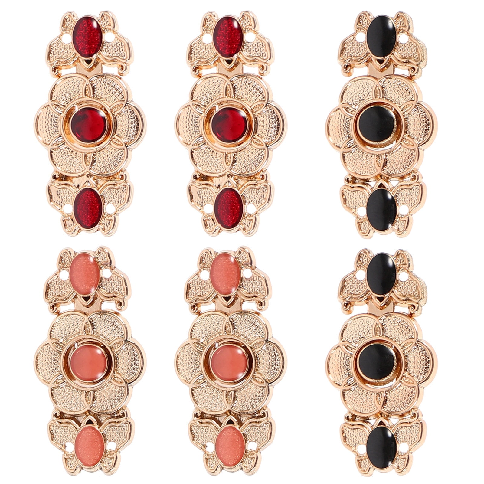 Clip Cardigan Noviatrix 6 Pièces Cinch Clip, Alliage De Zinc Attache Cardigan Alamari Per Giacca