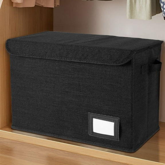 6 Pcs Collection Comic Book Storage Box with Handles and Enclosed Lid Collapsible Comic Short Box for Wardrobe Closet Shelf Office 40x20x30cm