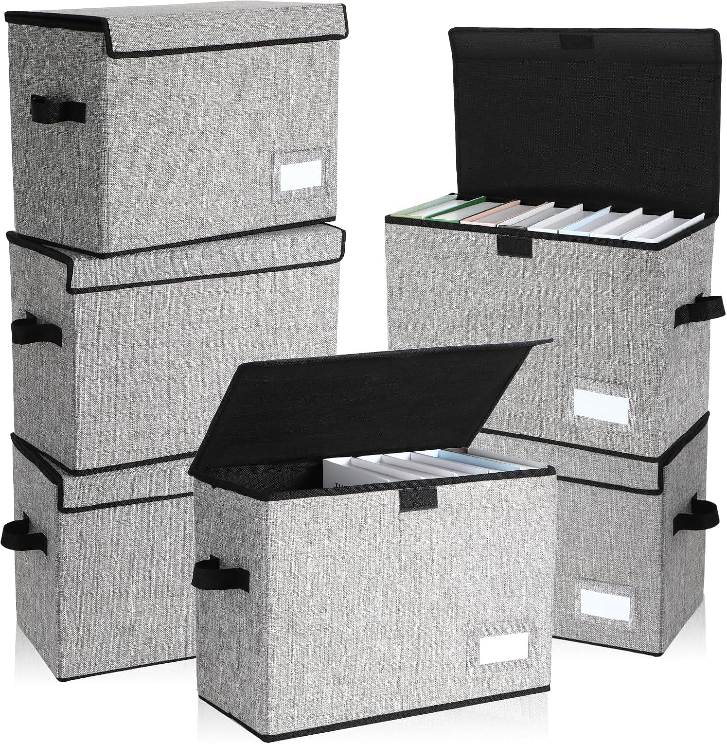 6 Pcs Comic Book Storage Boxes, Back to School Collapsible Comic Short ...