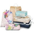 thumbnail image 1 of 6 Pcs Compression Packing Cubes Travel for Suitcases, Luggage Organizer Nylon Washable Storage Bags Set - Packaging Cubes for Backpack Travel Perfect for Women Clothes Carry-Ons and Storage, 1 of 6