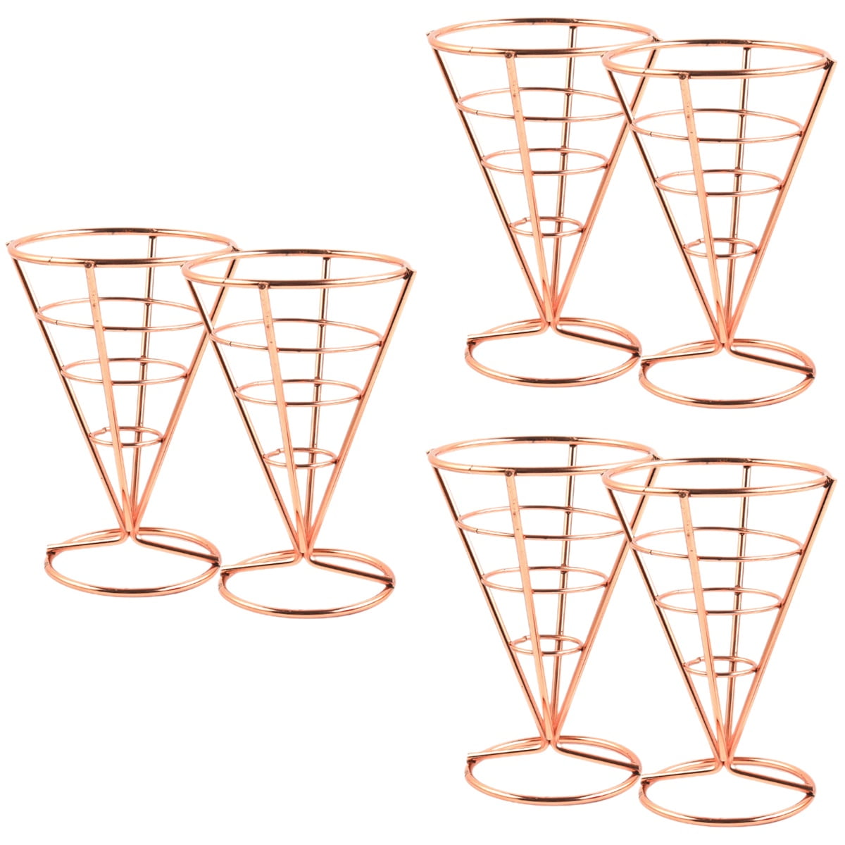 6 Pcs Cone Snack Holder Cars Snack Holders Fried Chicken Holder Fries Chips Basket Appetizer