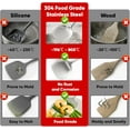 thumbnail image 1 of 6 Pcs Cooking Utensils Set Stainless Steel Kitchen Tools, 1 of 8