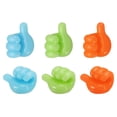 thumbnail image 1 of 6 Pcs Cord Holders Cable Clips Nightstand Wire Organizer Desk Blue, Green, Orange, 1 of 6