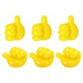 thumbnail image 1 of 6 Pcs Cord Holders Cable Clips Nightstand Wire Organizer Desk Yellow, 1 of 6