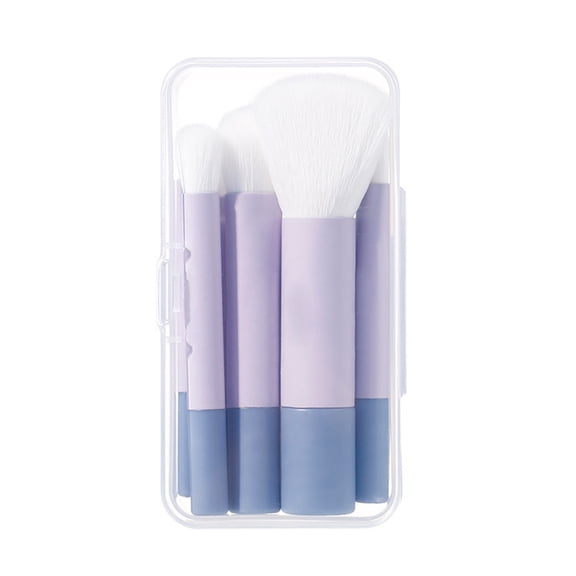 6 Pcs Cosmetic Brush Set Small Makeup Brush Set with Box Eyeshadow Brush Basic Concealer Brush Blending Brush
