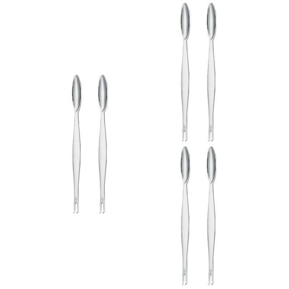 6 Pcs Crab Leg Tools Lobster Shell Peeling Forks Forks for Seafood Stainless Steel Seafood Forks