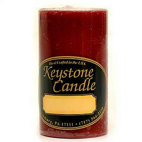 6 Pcs, Cranberry Chutney 2x3 Pillar Candles 2 in. diameterx3.25 in. tall