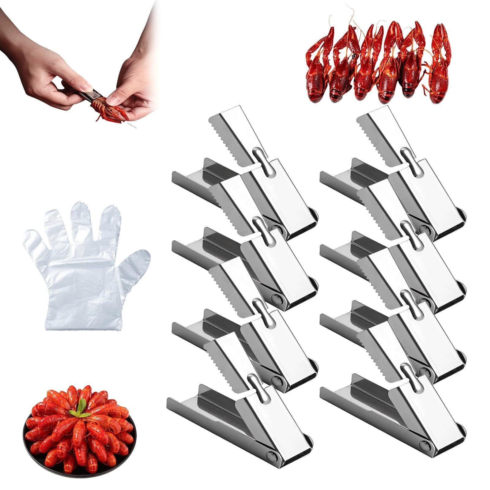 Mabor 6 Pezzi Pelapatate Per Agrumi – Strumento In Plastica Per Sbucciare Arance, Limoni E Pompelmi - 2
