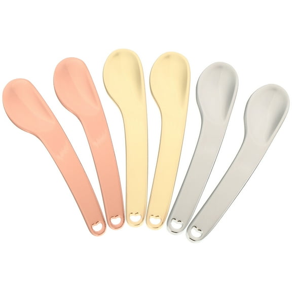 6 Pcs Cream Spoon Eye Creams Spatula Scoop Lotion Scoop Facial Mask Scoop Cosmetic Spoon Makeup Spatula