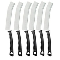 6 Pcs Crevice Cleaning Brush,Small Cleaning Brush,Scrub Brush for Shower Tile,Suitable for Bathroom,Kitchen,Windows,Faucets,Toilet,Car(Black Handle & White Bristles)