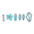 thumbnail image 1 of 6 Pcs Cute Radish Cloud Hair Clips Hairdo Clips for Girls for Children Blue, 1 of 2